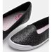 Sapatilha Infantil Molekinha Slipper Glitter Menina - Preto