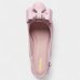Sapatilha Slingback Molekinha Laço Strass Infantil - Rosa
