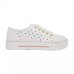 Tênis Infantil Molekinha Casual Microperfuros Menina - Branco