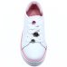Tênis Infantil Molekinha Casual Microperfuros Menina - Branco e Rosa