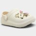 Babuche Infantil Molekinha Pins Boiadeira Menina - Creme