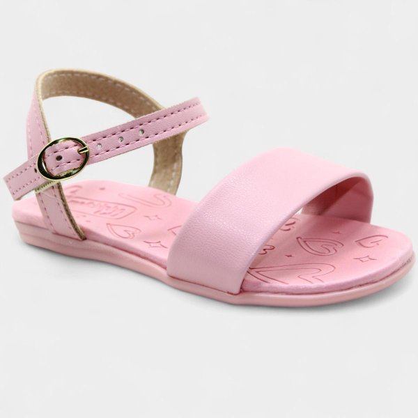 Sandália Infantil Molekinha Básica Menina - Rosa Claro