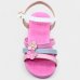 Sandália Infantil Molekinha Flor Menina - Rosa