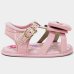 Sandália Infantil Molekinha Laço Verniz - Rosa