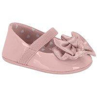 Sapatilha Molekinha Laço Infantil - Rosa