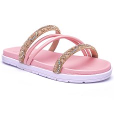 Papete Infantil Molekinha Tira Strass Menina - Rosa