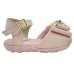 Sandália Infantil Molekinha Laço Metal Baby - Rosa