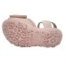 Sandália Infantil Molekinha Laço Metal Baby - Rosa