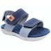 Sandália Papete Infantil Molekinho Menino - Marinho e Cinza