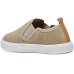 Slip On Infantil Molekinho Camurça Casual - Bege