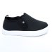 Slip On Infantil Molekinho Perfuros Casual - Preto e Branco