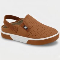 Slip On Infantil Molekinho Microperfuros Casual - Caramelo