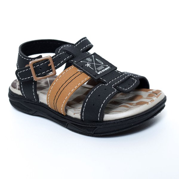 Papete Molekinho Rústico Neo Bebê - Caramelo e Preto