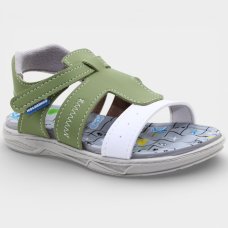 Papete Molekinho Rústico Neo Bebê - Branco e Verde