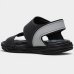 Sandália Molekinho Camurça Velcro Menino - Preto