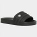 Chinelo Slide Molekinho Infantil Logo - Preto