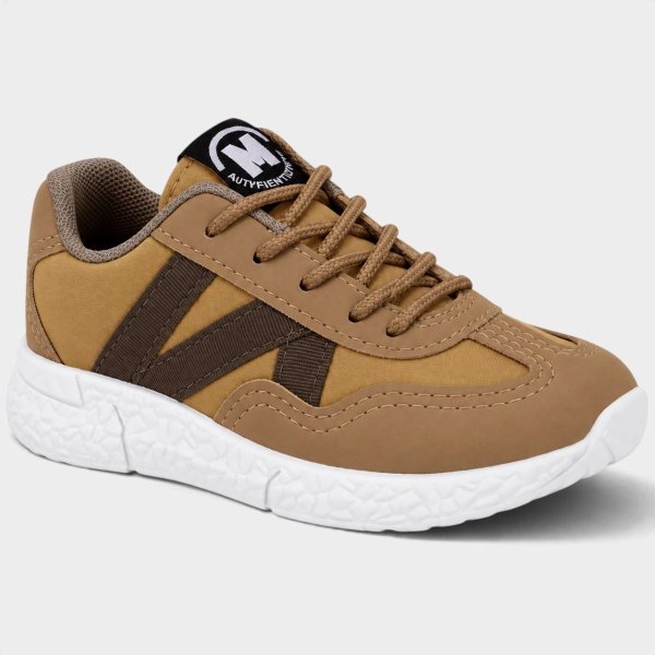 Tênis Infantil Molekinho Casual Menino - Caramelo