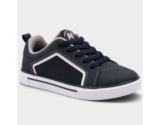 Tênis Infantil Molekinho Cano Baixo Casual Menino - Marinho e Branco Tênis Infantil Molekinho Cano Baixo Casual Menino - Marinho e Branco