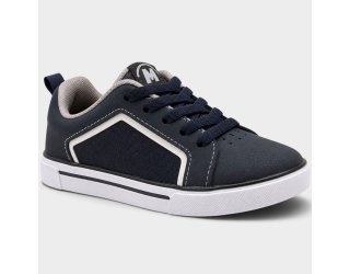 Tênis Infantil Molekinho Cano Baixo Casual Menino - Marinho e Branco Tênis Infantil Molekinho Cano Baixo Casual Menino - Marinho e Branco
