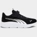 Tênis Puma Infantil FlexFocus Modern Velcro Unissex - Preto e Branco
