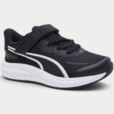 Tênis Puma Infantil Skyrocket 2 Kids Menino - Preto e Branco