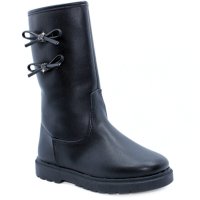 Bota Infantil Pé com Pé Guty Laços Menina - Preto