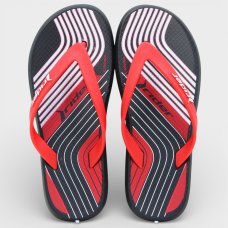 Chinelo Infantil Rider R1 Style - Preto e Vermelho
