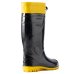 Bota PVC Cano Extra Longo Innpro Com Polaina CA 49.855 - Preto e Amarelo