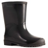 Bota Infantil PVC Casual Cano Médio Innpro Kids - Preto