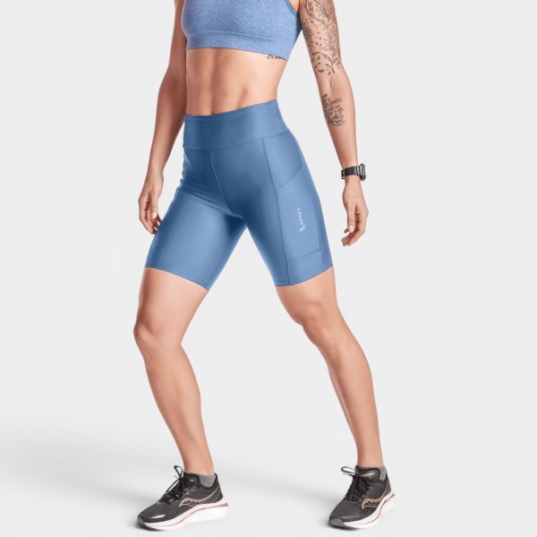 Bermuda Lupo Run 5 Pocket Feminina - Azul