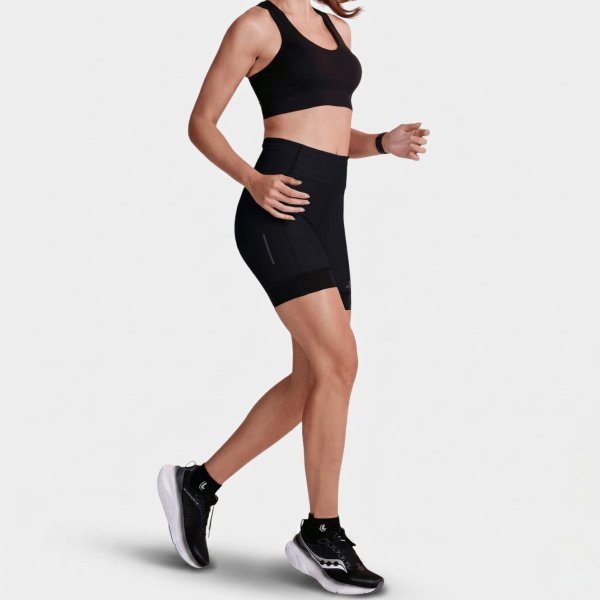 Bermuda Lupo LSport Run 7 Pocket Feminina - Preto