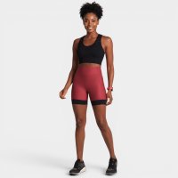 Bermuda Lupo LSport Run 7 Pocket Feminina - Vermelho e Preto