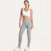 Calça Legging Lupo Sem Costura Canelada Feminina - Cinza