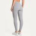 Calça Legging Lupo Sem Costura Canelada Feminina - Cinza