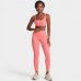 Calça Legging Lupo Sem Costura Canelada Feminina - Coral