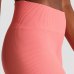Calça Legging Lupo Sem Costura Canelada Feminina - Coral