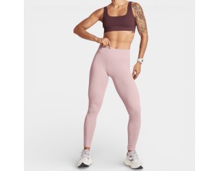 Calça Legging Lupo Sem Costura Canelada Feminina - Rosa Claro Calça Legging Lupo Sem Costura Canelada Feminina - Rosa Claro