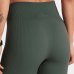 Calça Legging Lupo Sem Costura Canelada Feminina - Verde Escuro