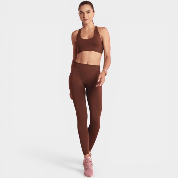 Calça Legging Lupo AF Up Control Feminina - Marrom