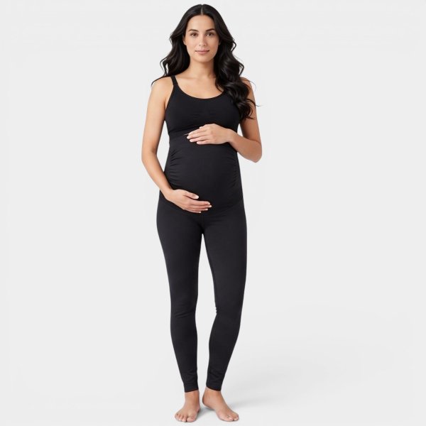 Calça Legging Lupo Gestante Clássica Sem Costura Feminina - Preto