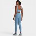 Calça Legging Lupo Max Feminina - Azul Claro