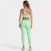 Calça Legging Lupo Seamless Ayra Feminina - Verde e Cinza