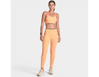 Calça Legging Lupo Seamless Ayra Feminina - Laranja e Cinza Calça Legging Lupo Seamless Ayra Feminina - Laranja e Cinza