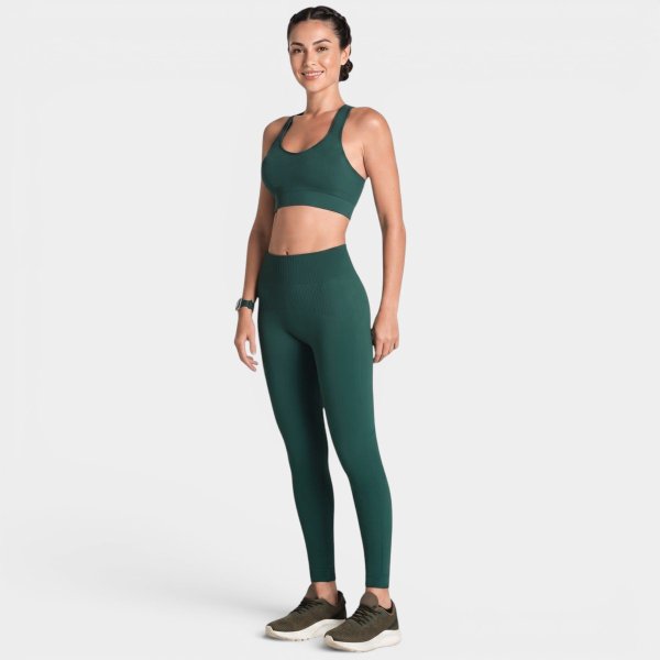 Calça Legging Lupo Seamless Basic Feminina - Verde Escuro