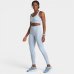Calça Legging Lupo LSport Seamless Ondas Feminina - Azul Claro