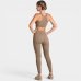 Calça Legging LSport Seamless Ondas Feminina - Marrom