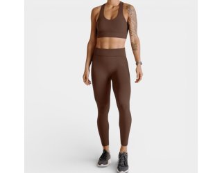 Calça Legging Lupo Sport Strong II Feminina - Marrom