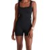 Macaquinho Lupo Shine Seamless Feminino - Preto