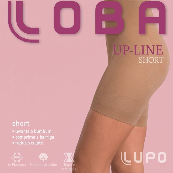 Short Modelador Lupo Feminino - Marrom Claro