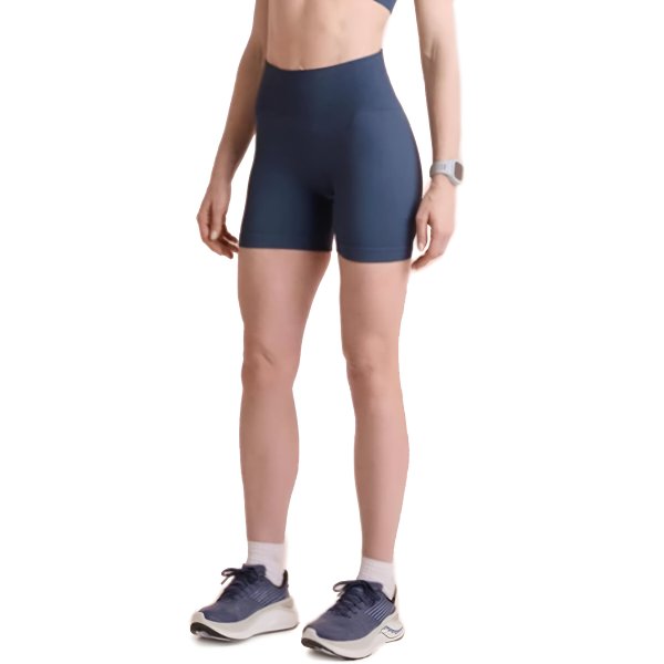 Short Legging Lupo Canelado Seamless - Azul